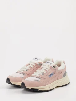 Autry – Retro-Sneaker aus Veloursleder in Altrosa