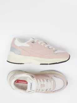 Autry – Retro-Sneaker aus Veloursleder in Altrosa