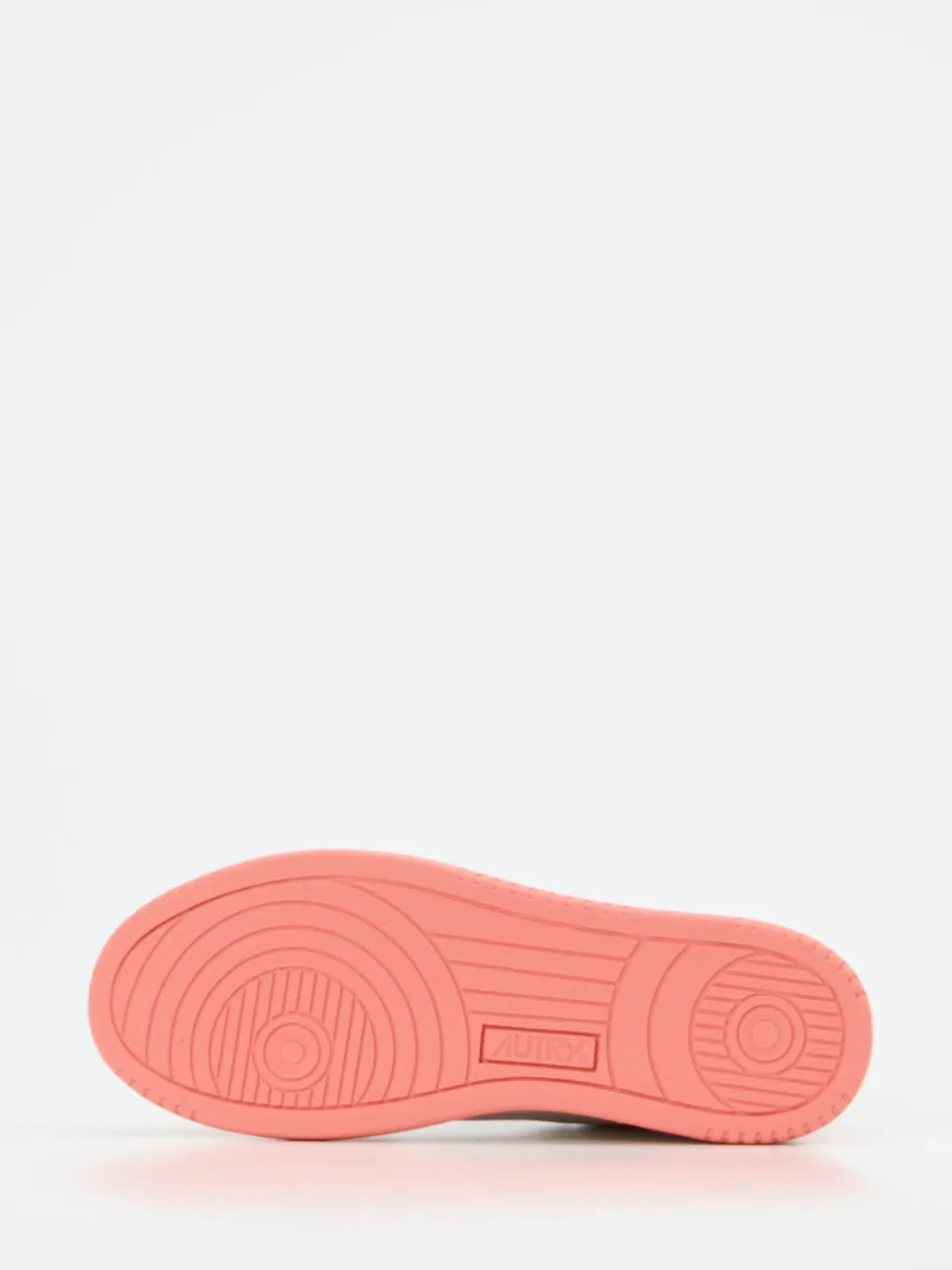 Autry – Sneaker aus Kalbleder Korallrosa-Weiß