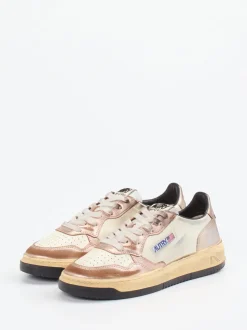 Autry – Sneaker aus Leder in Roségold-Finish