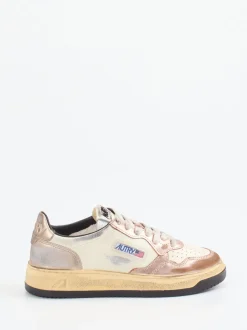 Autry – Sneaker aus Leder in Roségold-Finish