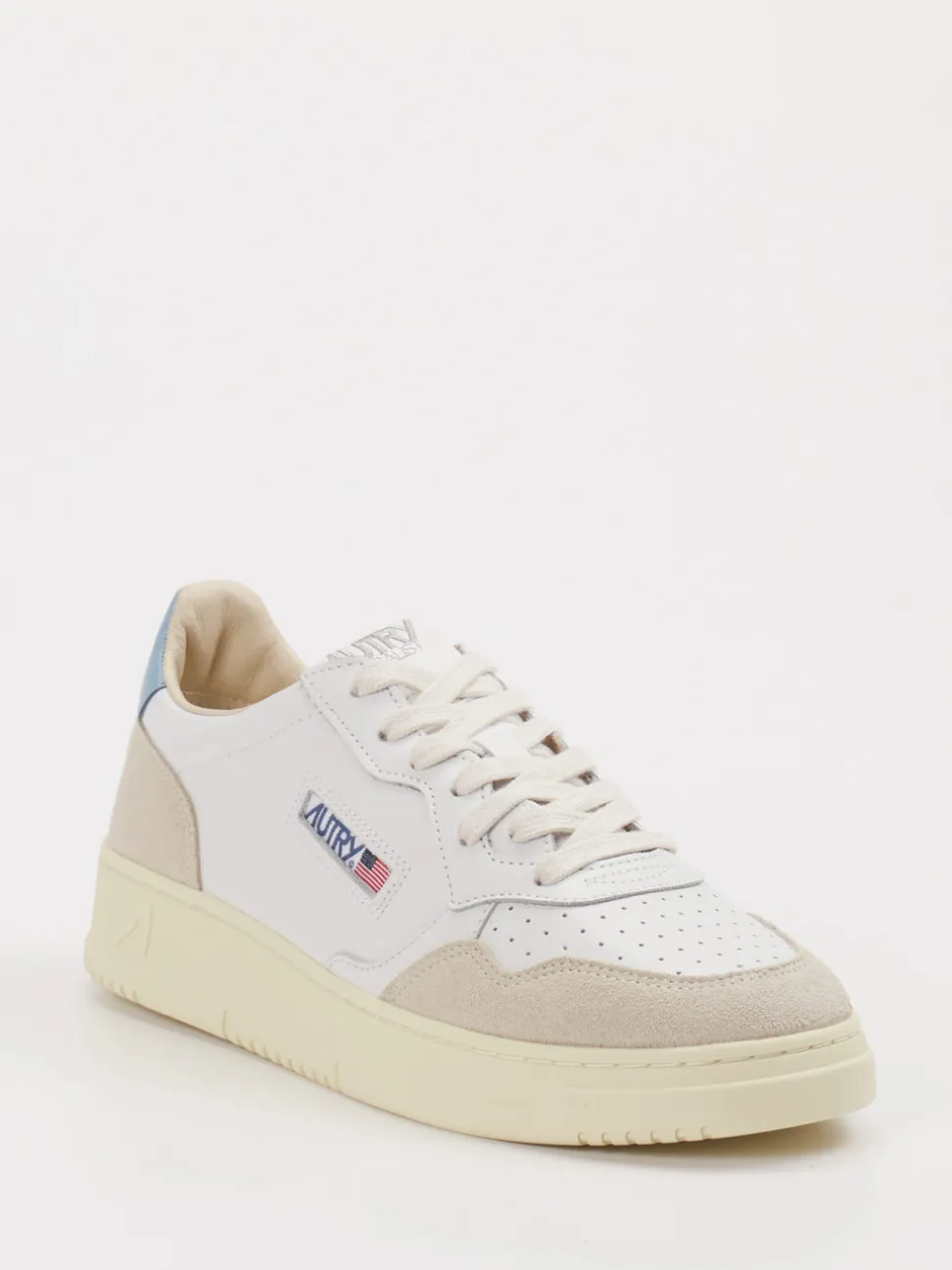 Autry – Sneaker aus Leder Veloursmix Weiß