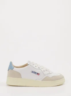 Autry – Sneaker aus Leder Veloursmix Weiß