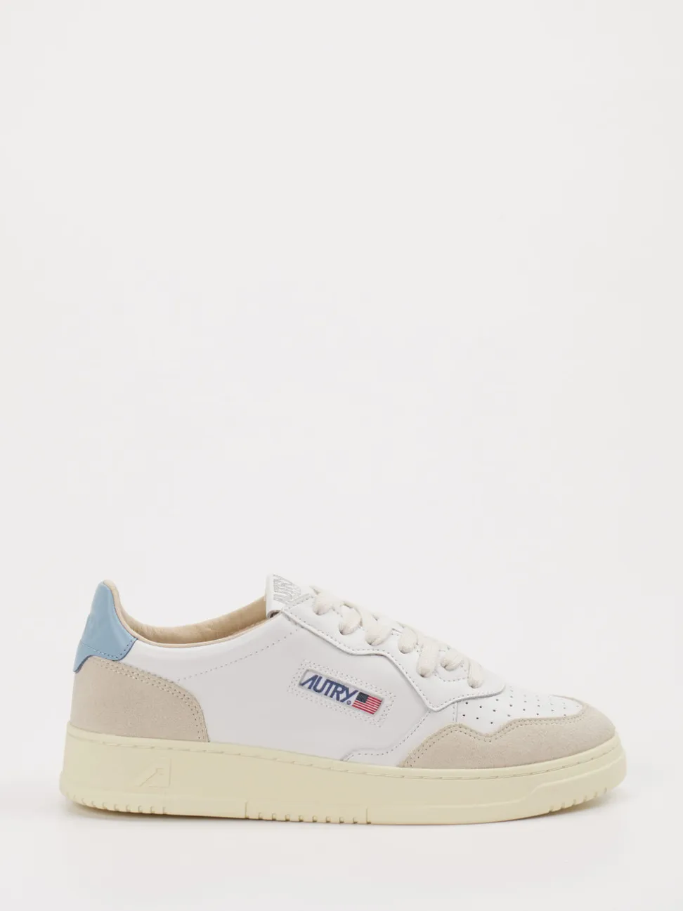 Autry – Sneaker aus Leder Veloursmix Weiß