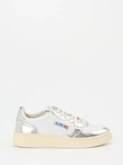Autry – Sneaker aus Leder in Metallic-Optik