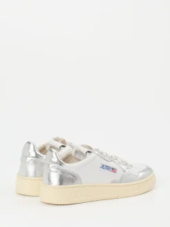 Autry – Sneaker aus Leder in Metallic-Optik