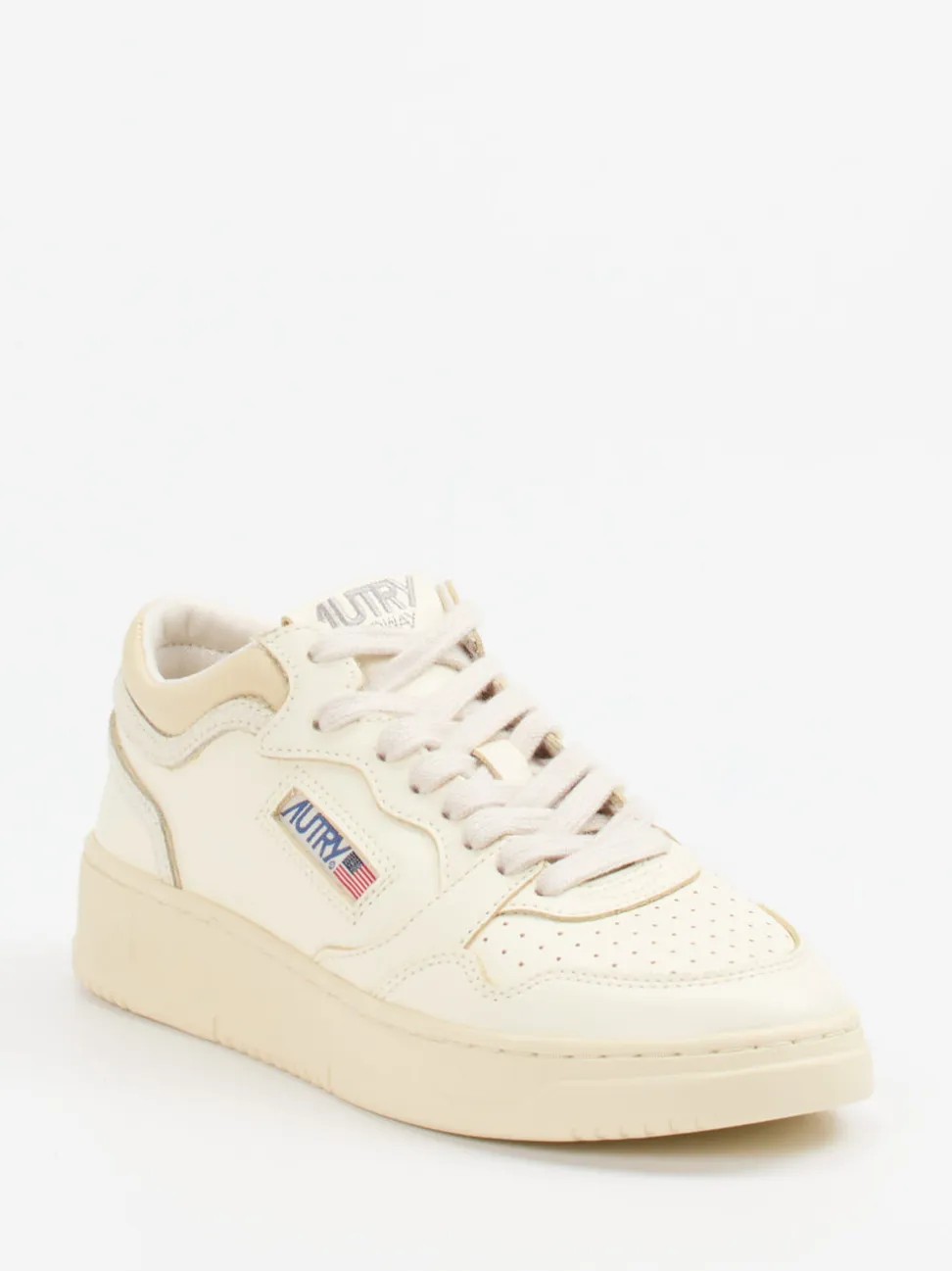 Autry – Sneaker aus Leder in Cremeweiß