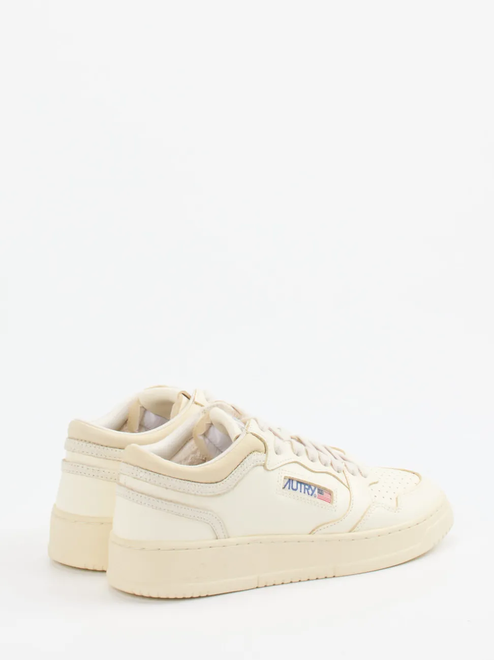 Autry – Sneaker aus Leder in Cremeweiß