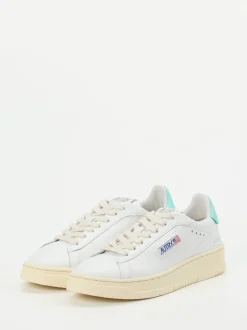 Autry – Sneaker aus Leder Weiß mit Farbakzent