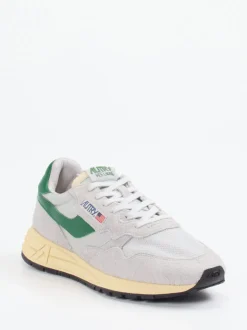 Autry – Sneaker aus Leder-Mix in Hellgrau