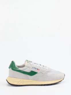 Autry – Sneaker aus Leder-Mix in Hellgrau