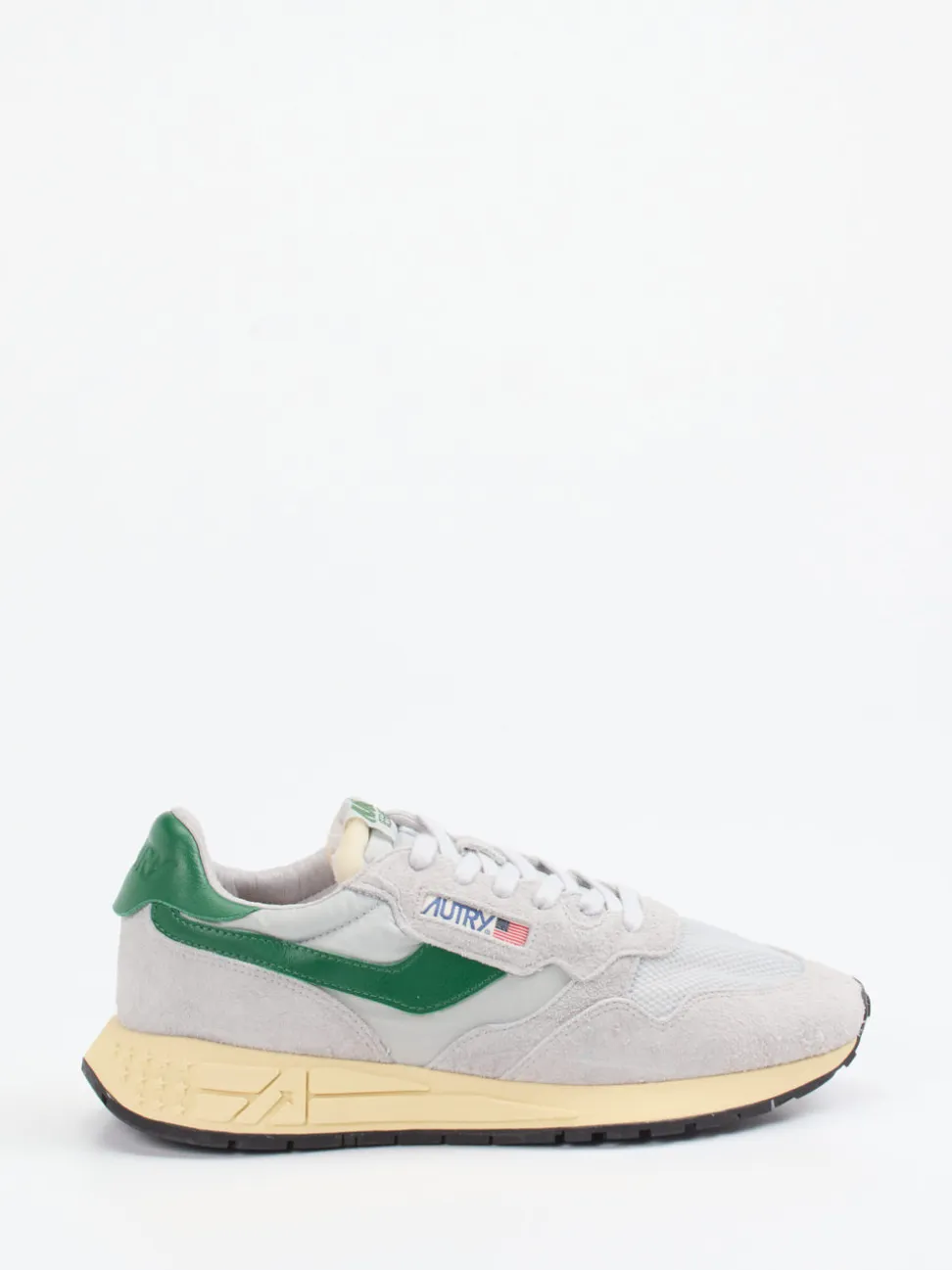 Autry – Sneaker aus Leder-Mix in Hellgrau