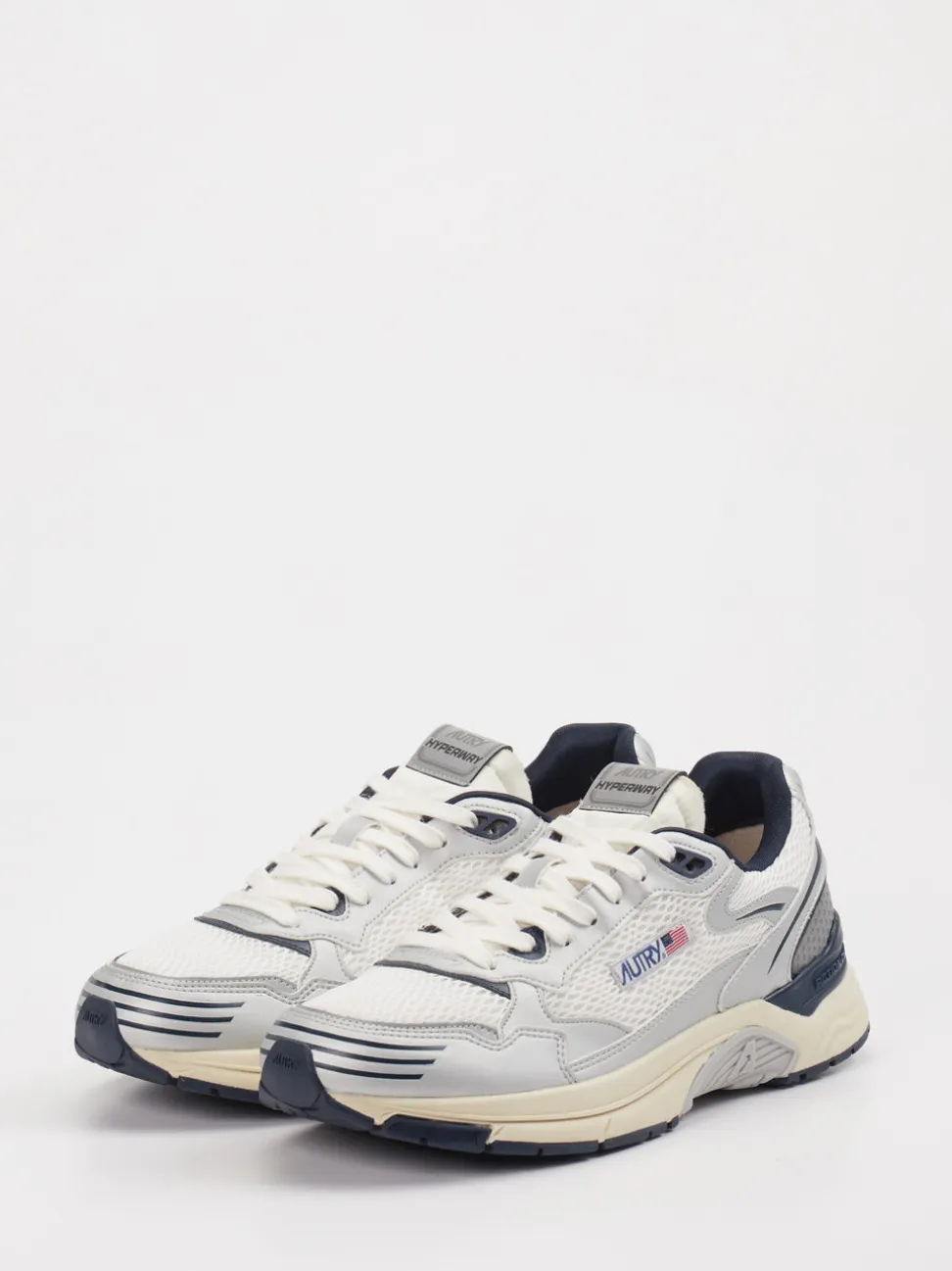 Autry – Sneaker aus Mesh und Synthetikleder Off-White