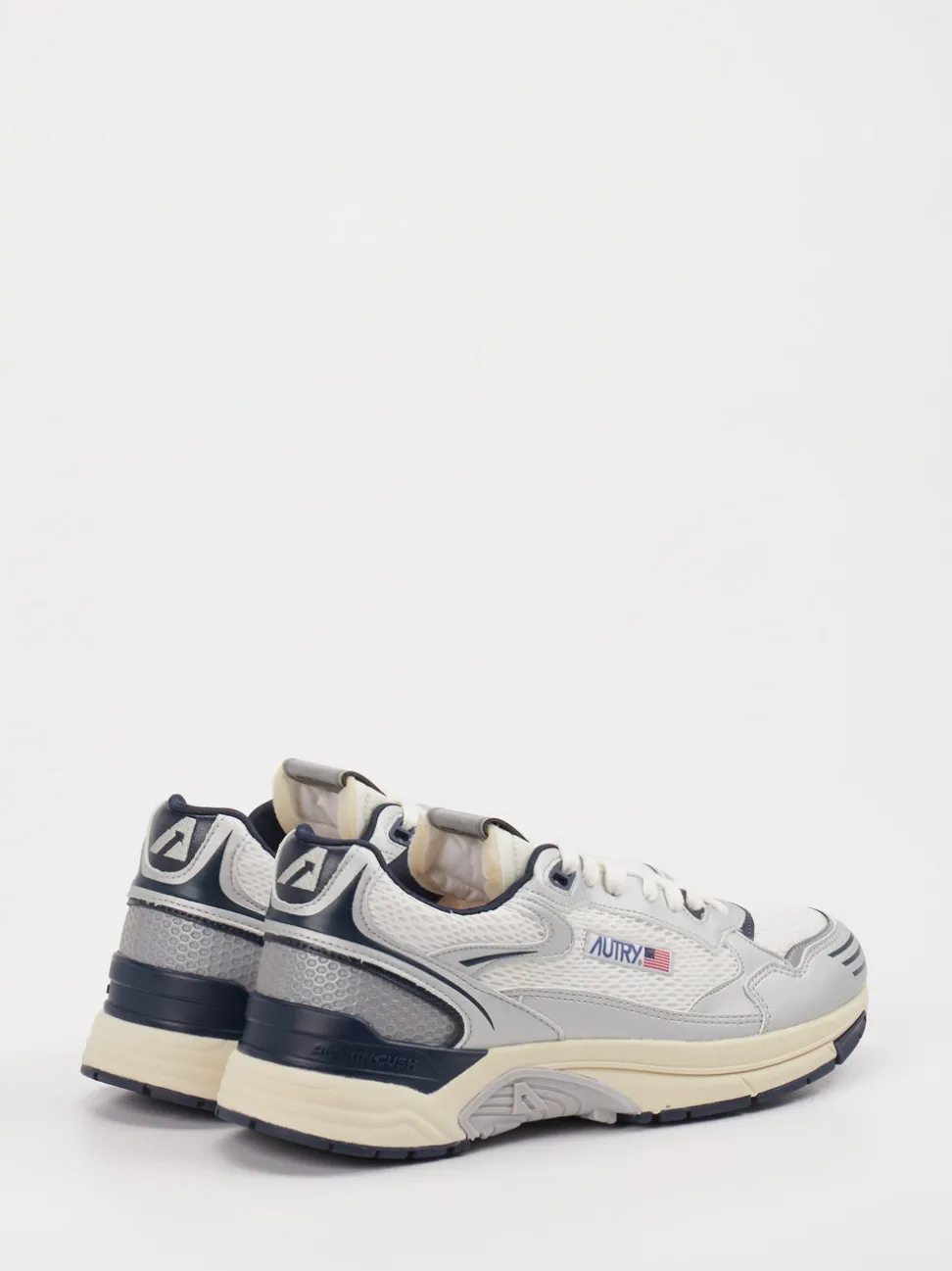 Autry – Sneaker aus Mesh und Synthetikleder Off-White
