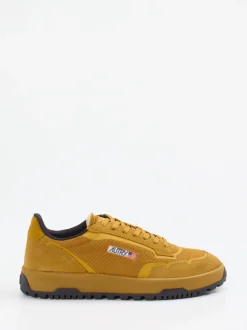 Autry – Sneaker aus Textil und Mesh senfgelb