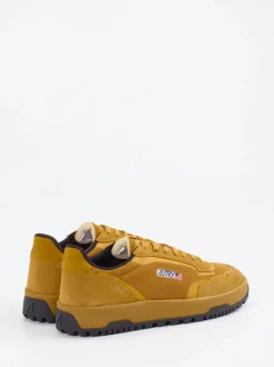 Autry – Sneaker aus Textil und Mesh senfgelb