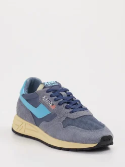 Autry – Sneaker aus Velour/Textil in Blau