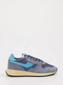 Autry – Sneaker aus Velour/Textil in Blau