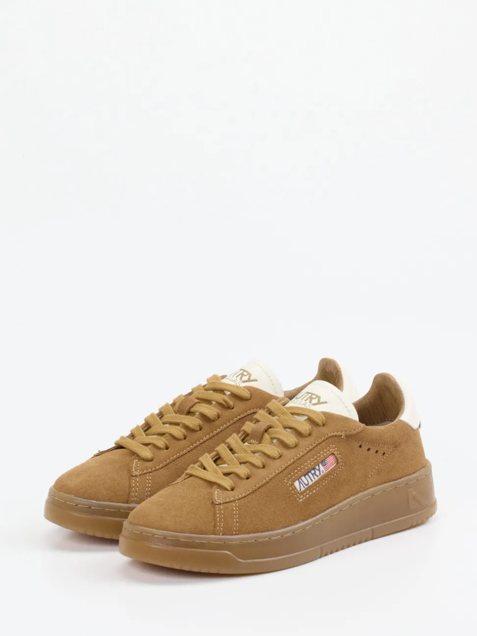 Autry – Sneaker aus Veloursleder cognacbraun