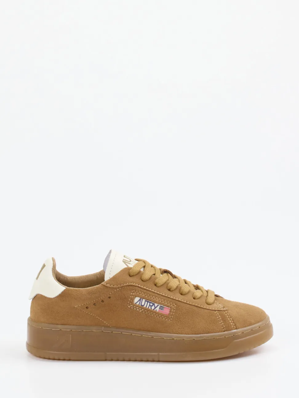 Autry – Sneaker aus Veloursleder cognacbraun