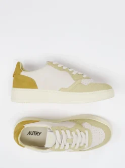 Autry – Sneaker aus Veloursleder Beige
