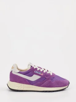 Autry – Sneaker aus Velour/Textil in Violett