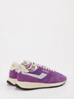 Autry – Sneaker aus Velour/Textil in Violett