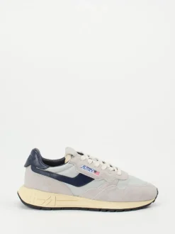 Autry – Sneaker aus Veloursleder und Nylon hellgrau