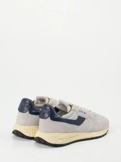 Autry – Sneaker aus Veloursleder und Nylon hellgrau