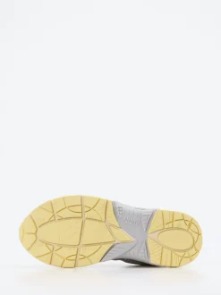 Autry – Sneaker aus Velour und Textil Cremebeige