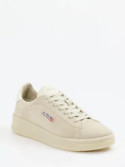 Autry – Sneaker aus Veloursleder in Beige