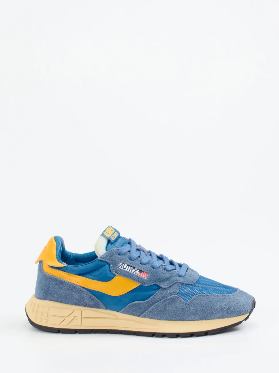 Autry – Sneaker aus Veloursleder in Jeansblau