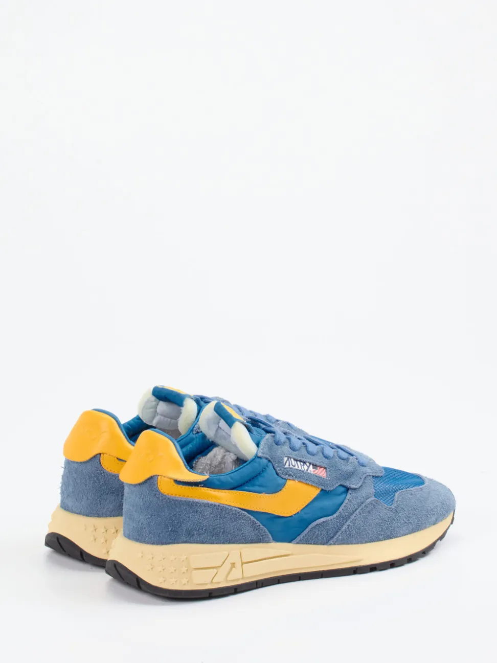 Autry – Sneaker aus Veloursleder in Jeansblau