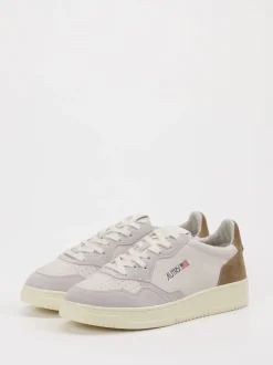 Autry – Sneaker aus Veloursleder in Beige