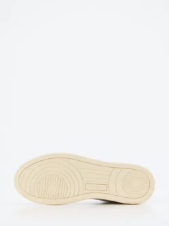 Autry – Sneaker aus Velour/Leder in Offwhite