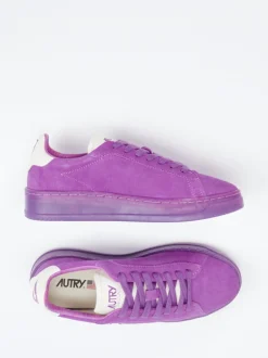 Autry – Sneaker aus Veloursleder in Violett