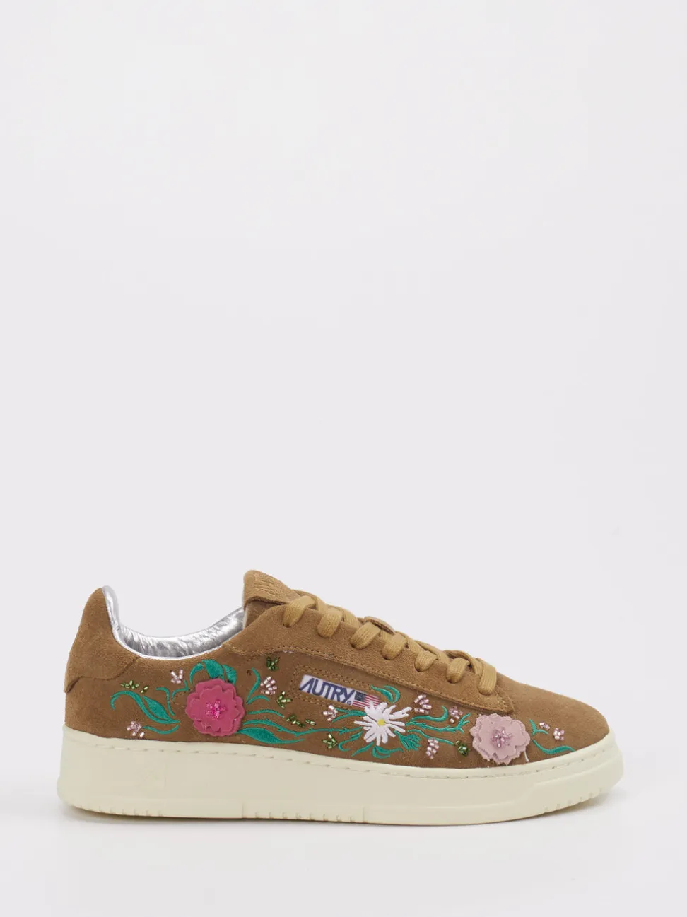 Autry – Sneaker aus Veloursleder cognacfarben