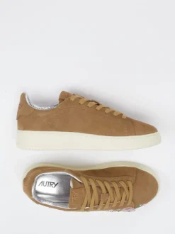 Autry – Sneaker aus Veloursleder cognacfarben