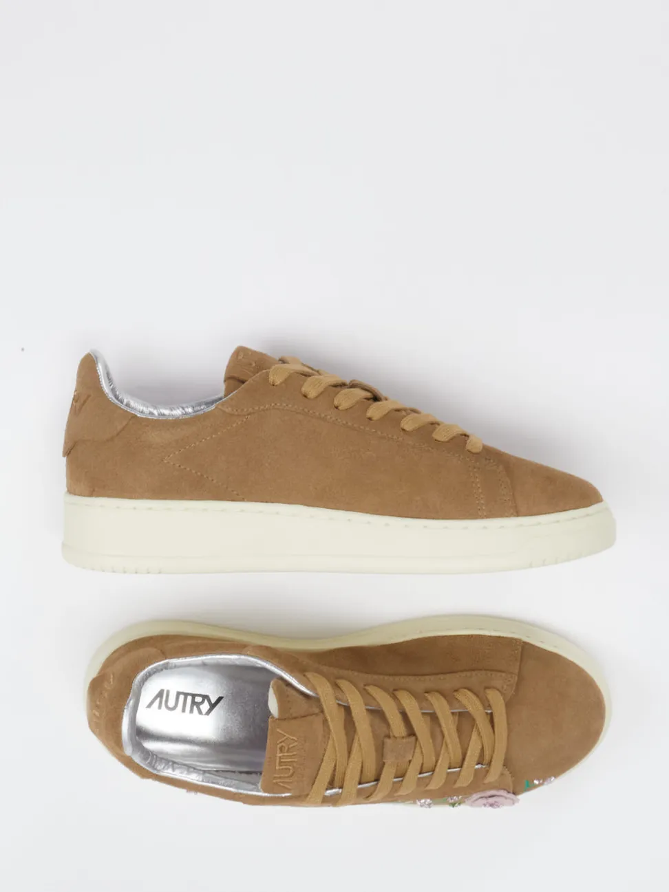 Autry – Sneaker aus Veloursleder cognacfarben