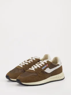 Autry – Sneaker aus Velour/Textil in Braun