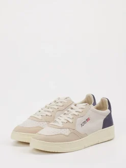 Autry – Sneaker aus Veloursleder in Beige