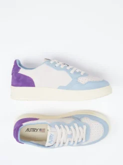 Autry – Sneaker aus Veloursleder in Pastelltönen
