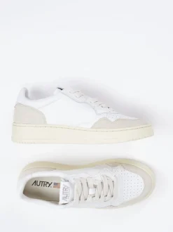 Autry – Sneaker aus Veloursleder in Offwhite
