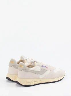Autry – Sneaker aus Veloursleder und Textil Beige