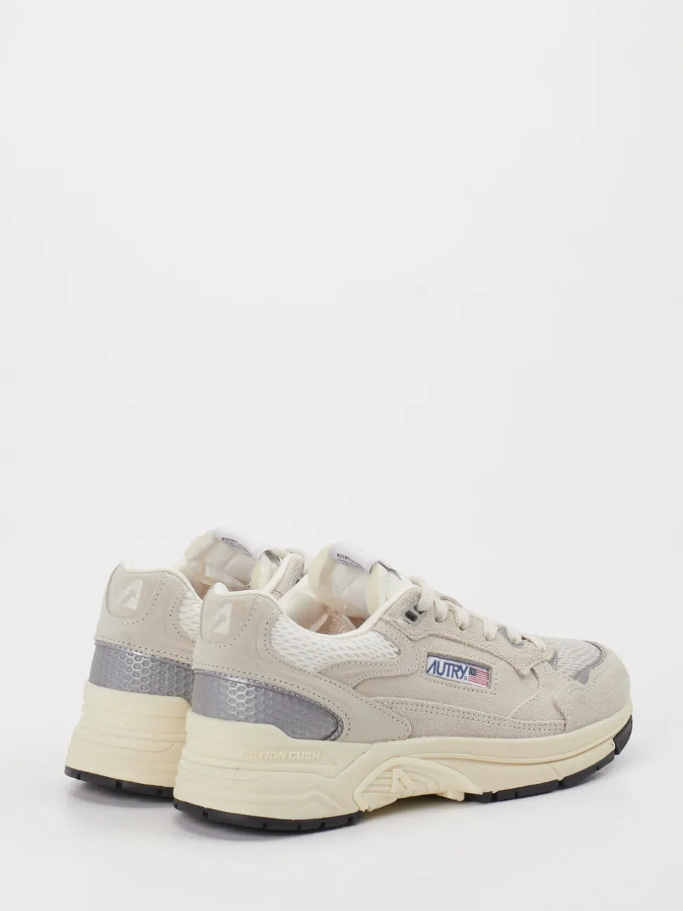 Autry – Sneaker aus Velour/Textil in Beige