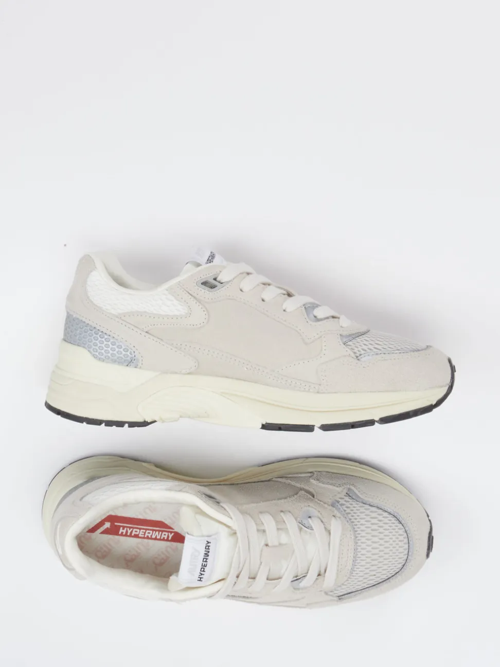 Autry – Sneaker aus Velour/Textil in Beige