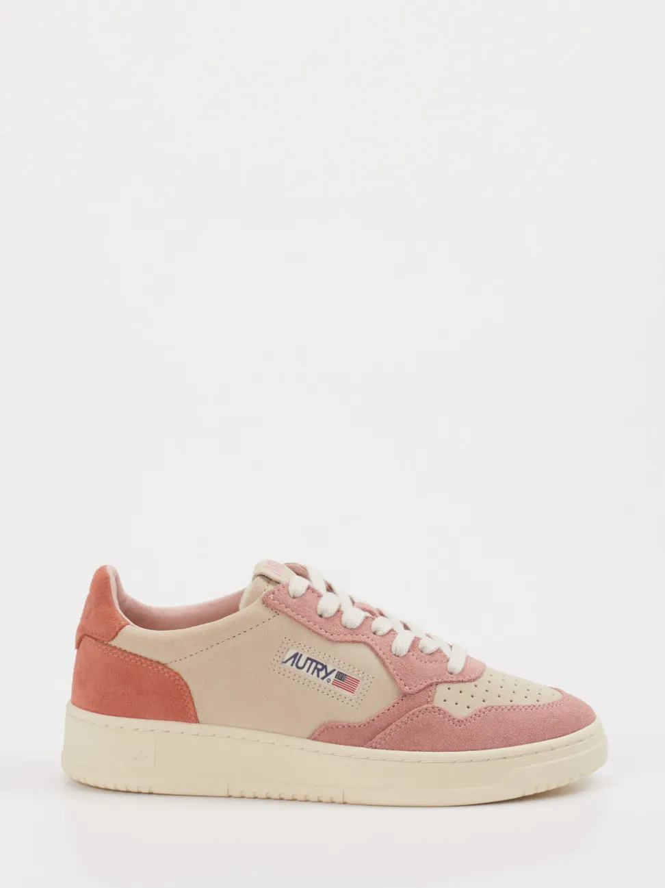 Autry – Sneaker aus Veloursleder in Pastelloptik
