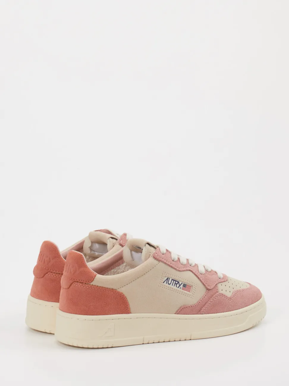 Autry – Sneaker aus Veloursleder in Pastelloptik