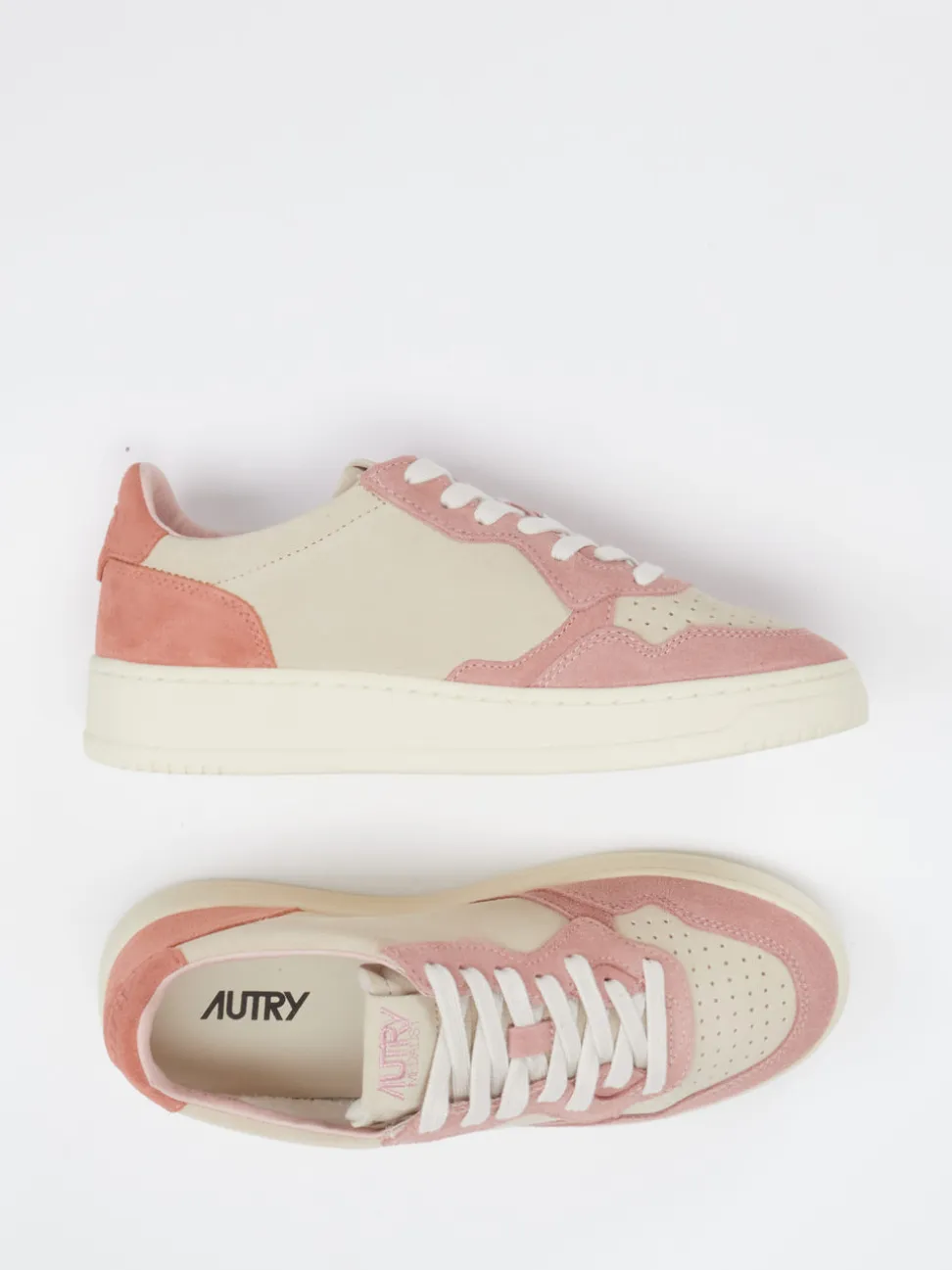 Autry – Sneaker aus Veloursleder in Pastelloptik