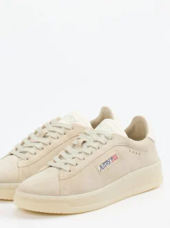 Autry – Sneaker aus Veloursleder Beige
